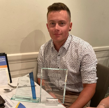 Briley Gibbs wins 2020 CITB Industry Award and Runner-Up Apprentice of the Year 2020 at Riverland and Mallee Vocational Awards!